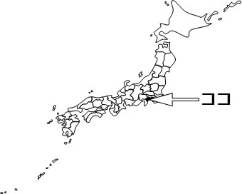 神奈川県の場所を示すイラスト画像4