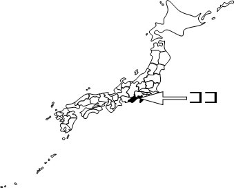 静岡県の場所を示すイラスト画像4