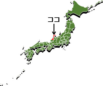 石川県の場所を示すイラスト画像3