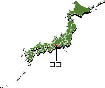 愛知県の場所を示すイラスト画像3