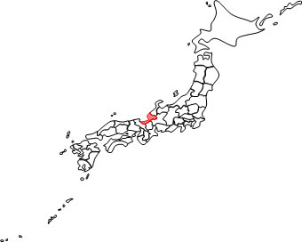 福井県の場所を示すイラスト画像6