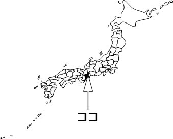 三重県の場所を示すイラスト画像4