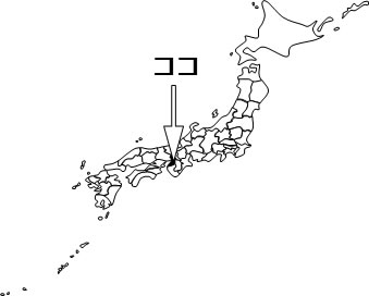 大阪府の場所を示すイラスト画像4