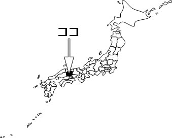 岡山県の場所を示すイラスト画像4