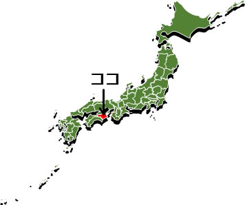 徳島県の場所を示すイラスト画像3