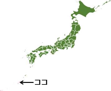 沖縄県の場所を示すイラスト画像3