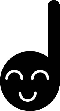 四分音符のキャラクター風イラスト画像2