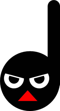 四分音符のキャラクター風イラスト画像5