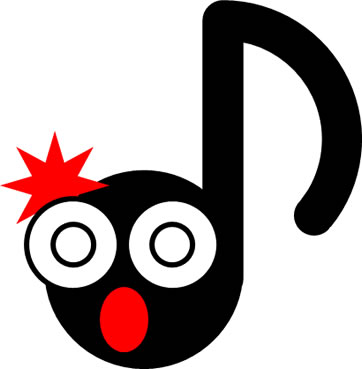 八分音符のキャラクター風イラスト画像3