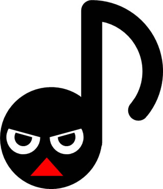 八分音符のキャラクター風イラスト画像5