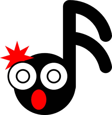 十六分音符のキャラクター風イラスト画像3