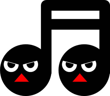 十六分音符二連符のキャラクター風イラスト画像5