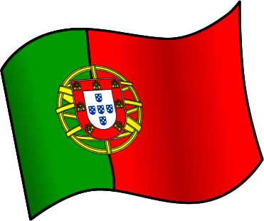 ポルトガルの国旗のイラスト画像