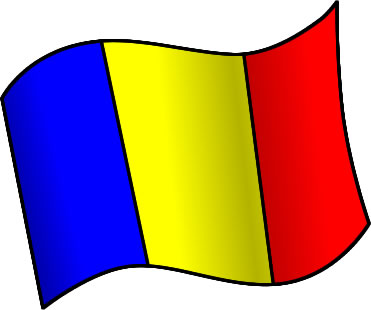 ルーマニアの国旗のイラスト画像